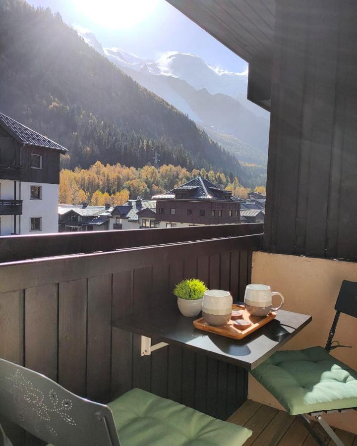 Superbe 2 Pieces, Centre Vue Mont-Blanc Avec Balcon Et Parking Gratuit Chamonix Exterior foto